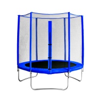 Батут с защитной сеткой "Trampoline 8" диаметр 2,4 м зелёный